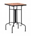 vidaXL Mosaic Side Table Terracotta Ceramic