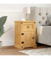 vidaXL Bedside Cabinet Mexican Pine Corona Range 53x39x66 cm — Colour: brown