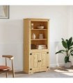 vidaXL Cupboard Mexican Pine Corona Range 80x40x170 cm — Colour: brown