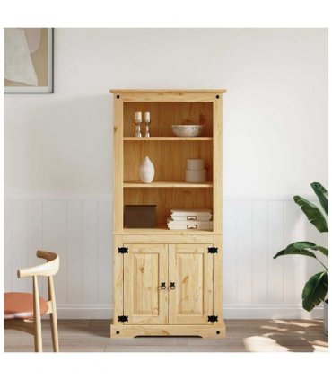 vidaXL Cupboard Mexican Pine Corona Range 80x40x170 cm — Colour: brown