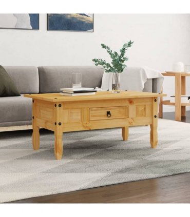 vidaXL Coffee Table Mexican Pine Corona Range 100x55x44 cm — Colour: brown