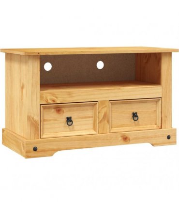 vidaXL TV Cabinet Mexican Pine Corona Range 91x43x56 cm — Colour: brown