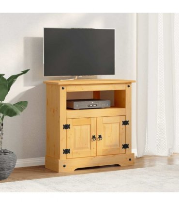 vidaXL Console Table Mexican Pine Corona Range 80x43x78 cm — Colour: brown