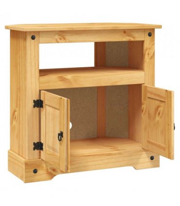 vidaXL Console Table Mexican Pine Corona Range 80x43x78 cm — Colour: brown