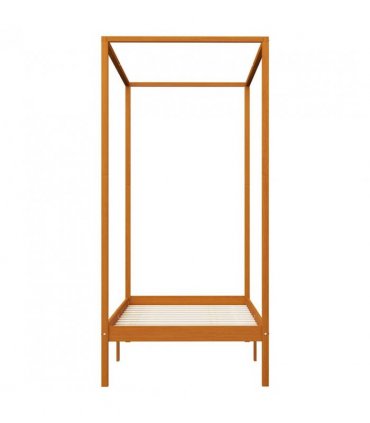 vidaXL Bed Frame | Honey brown | Solid pine wood | Single | Bed Frame — Size: 100 x 200 cm