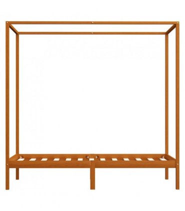vidaXL Bed Frame | Honey brown | Solid pine wood | Single | Bed Frame — Size: 100 x 200 cm