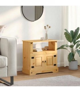 vidaXL TV Cabinet Mexican Pine Corona Range 80x43x78 cm — Colour: brown