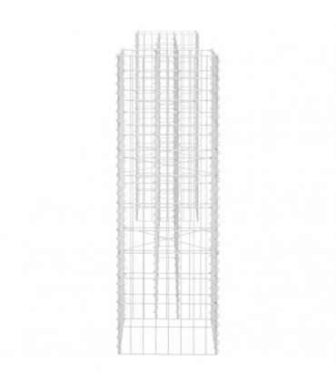 vidaXL H-Shaped Gabion Planter Steel Wire 260x40x120 cm — Size: 260 x 40 x 120 cm