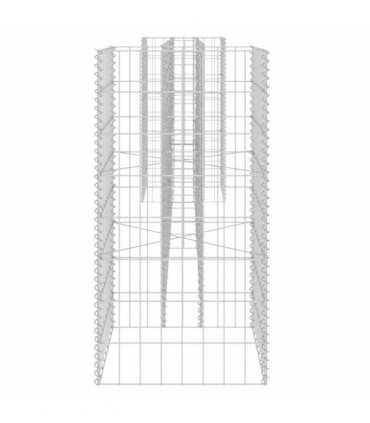 vidaXL H-Shaped Gabion Planter Steel Wire 260x40x80 cm — Size: 260 x 40 x 80 cm