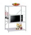 vidaXL Microwave Cabinet White 60x39.6x79.5 cm Engineered Wood