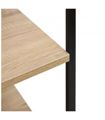vidaXL Microwave Cabinet Black and Oak 60x39.6x79.5 cm Engineered Wood