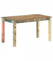 vidaXL Dining Table Solid Reclaimed Wood 140x70x76 cm — Size: 140 x 70 x 76 cm