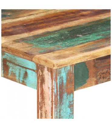 vidaXL Dining Table Solid Reclaimed Wood 140x70x76 cm — Size: 140 x 70 x 76 cm