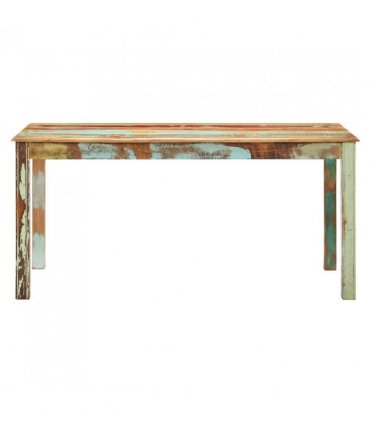 vidaXL Dining Table Solid Reclaimed Wood 160x80x76 cm — Size: 160 x 80 x 76 cm