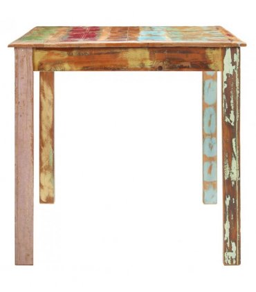 vidaXL Dining Table Solid Reclaimed Wood 160x80x76 cm — Size: 160 x 80 x 76 cm