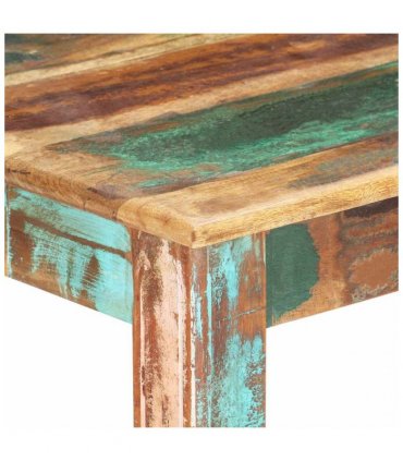 vidaXL Dining Table Solid Reclaimed Wood 160x80x76 cm — Size: 160 x 80 x 76 cm