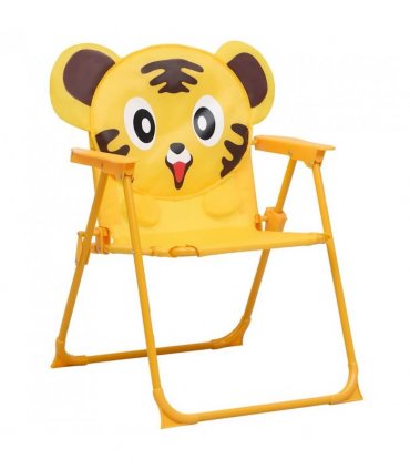 vidaXL Garden Table And Chair | Yellow