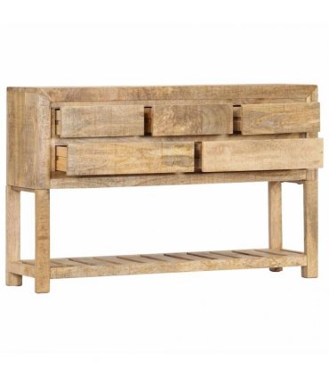 vidaXL Sideboard 120x30x75 cm Solid Mango Wood — Colour: Colour:NA