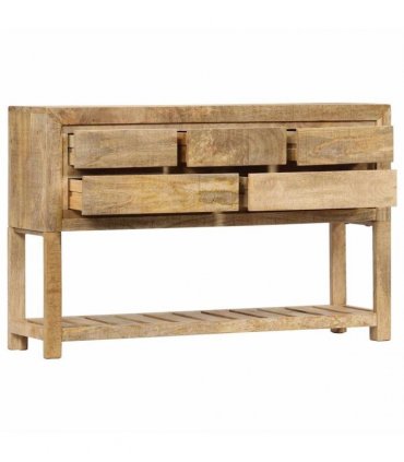vidaXL Sideboard 120x30x75 cm Solid Mango Wood — Colour: Colour:NA