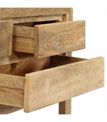 vidaXL Sideboard 120x30x75 cm Solid Mango Wood — Colour: Colour:NA