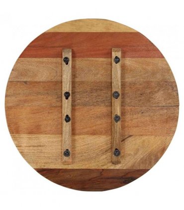 vidaXL Table Top | Made from reclaimed wood with natural variations — Size: 60 cm 15-16 mm