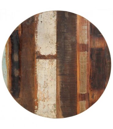 vidaXL Round Table Top 70 cm 15-16 mm Solid Reclaimed Wood