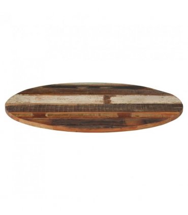 vidaXL Round Table Top 70 cm 15-16 mm Solid Reclaimed Wood