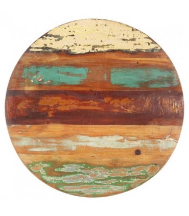 vidaXL Table Top | Various | Solid tropical reclaimed wood | 40 cm | Table Top — Size: 40 cm 15-16 mm