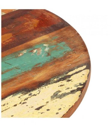 vidaXL Table Top | Various | Solid tropical reclaimed wood | 40 cm | Table Top — Size: 40 cm 15-16 mm