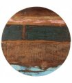 vidaXL Round Table Top 70 cm 25-27 mm Solid Reclaimed Wood