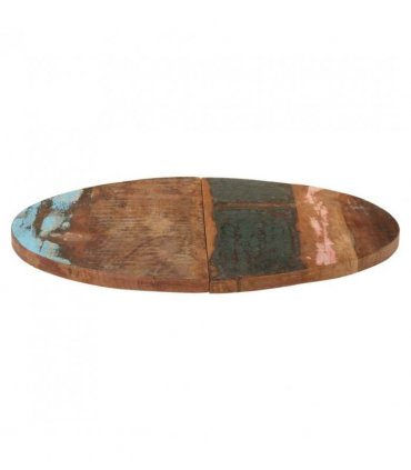 vidaXL Round Table Top 70 cm 25-27 mm Solid Reclaimed Wood