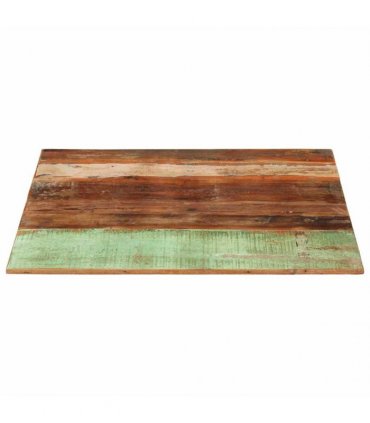 vidaXL Square Table Top 80x80 cm 15-16 mm Solid Reclaimed Wood — Size: 80 x 80 cm 15-16 mm