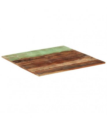 vidaXL Square Table Top 80x80 cm 15-16 mm Solid Reclaimed Wood — Size: 80 x 80 cm 15-16 mm