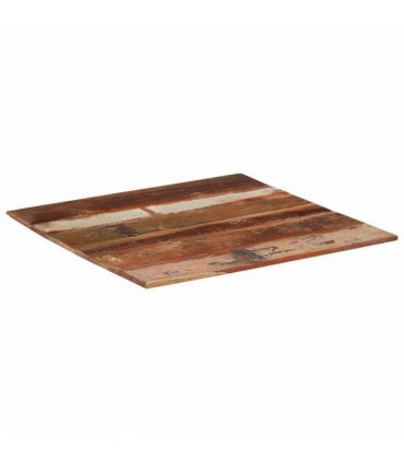 vidaXL Square Table Top 80x80 cm 15-16 mm Solid Reclaimed Wood — Size: 80 x 80 cm 15-16 mm