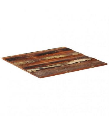 vidaXL Square Table Top 80x80 cm 15-16 mm Solid Reclaimed Wood — Size: 80 x 80 cm 15-16 mm