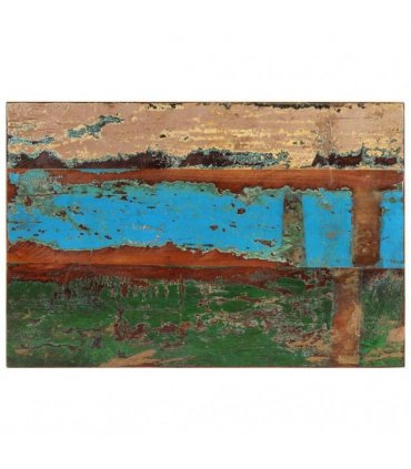 vidaXL Table Top | Various shades of reclaimed wood | Solid reclaimed wood — Size: 60 x 90 cm 25-27 mm