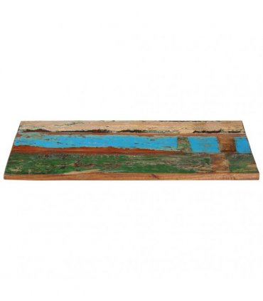 vidaXL Table Top | Various shades of reclaimed wood | Solid reclaimed wood — Size: 60 x 90 cm 25-27 mm