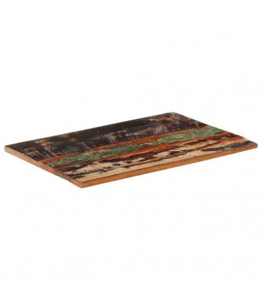 vidaXL Table Top | Various shades of reclaimed wood | Solid reclaimed wood — Size: 60 x 90 cm 25-27 mm