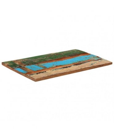 vidaXL Table Top | Various shades of reclaimed wood | Solid reclaimed wood — Size: 60 x 90 cm 25-27 mm