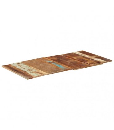 vidaXL Table Top | Varies piece to piece | Solid reclaimed wood | 60x120 cm — Size: 60 x 120 cm 15-16 mm