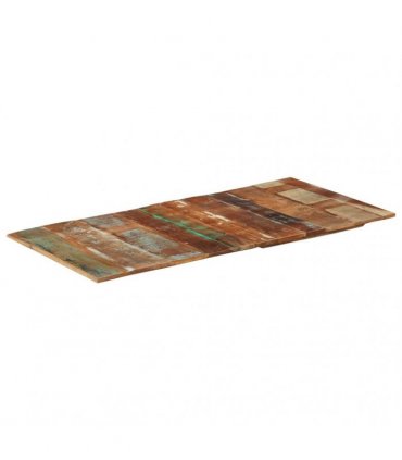 vidaXL Table Top | Varies piece to piece | Solid reclaimed wood | 60x120 cm — Size: 60 x 120 cm 15-16 mm
