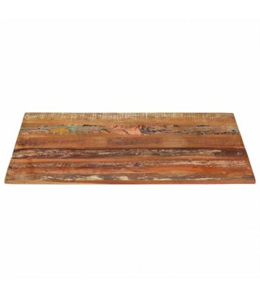 vidaXL Rectangular Table Top 70x90 cm 15-16 mm Solid Reclaimed Wood — Size: 70 x 90 cm 15-16 mm
