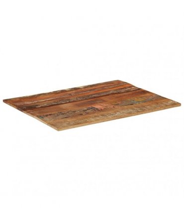 vidaXL Rectangular Table Top 70x90 cm 15-16 mm Solid Reclaimed Wood — Size: 70 x 90 cm 15-16 mm