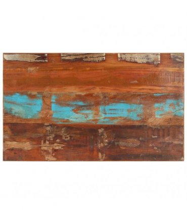 vidaXL Table Top | Multicolour | Solid reclaimed wood | 60x100cm | Durable — Size: 60 x 100 cm 15-16 mm