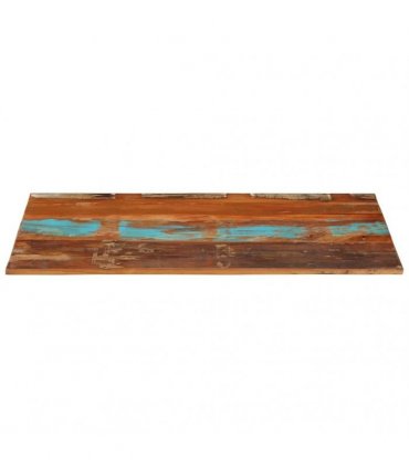 vidaXL Table Top | Multicolour | Solid reclaimed wood | 60x100cm | Durable — Size: 60 x 100 cm 15-16 mm