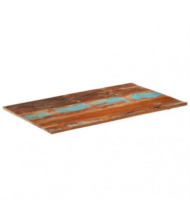 vidaXL Table Top | Multicolour | Solid reclaimed wood | 60x100cm | Durable — Size: 60 x 100 cm 15-16 mm