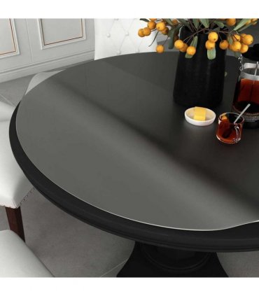 vidaXL Table Protector Matt Ø 70 cm 1.6 mm PVC — Colour: matte
