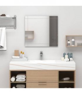 vidaXL Wall Mirror 80x60 cm Glass — Size: 80 x 60 cm