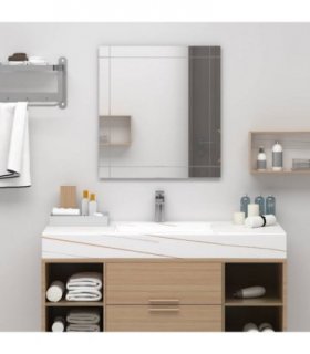 vidaXL Wall Mirror 100x60 cm Glass — Size: 100 x 60 cm