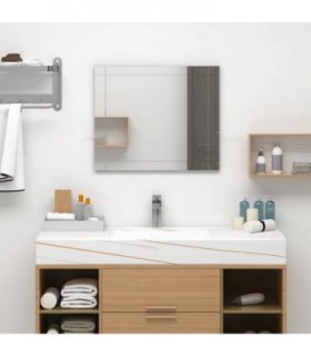 vidaXL Wall Mirror 60x50 cm Glass — Size: 60 x 50 cm